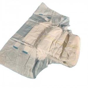 Factory competitive price adult diaper with CEDOC and ISO 13485 certificate disposable elderly tape diaper free sample