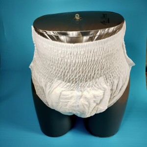 Free Sample Breathable Plus-Size OEM Disposable Adult Pull up Diaper for Incontinence