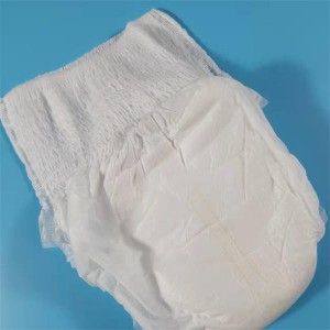 Low cost Disposable high quality adult pull up diapers with healthy breathable fabric materials with high absorption