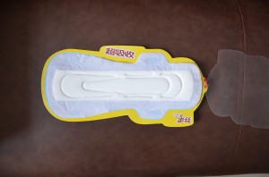 Super Long Night With 385MM Best Quality Cotton Sanitary Napkins Winged Lady Pad Brand Name Made In China Sanitary Napkins