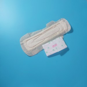 Soft Cotton Like Disposable Lady Sanitary Napkin Pads with Wings Anion Functional Chip