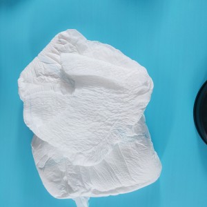 Soft Elastic Waist Pull up Adult Diaper from China PE Bag OEM Disposable Absorbent Fluff Pulp Plain Woven Dry Surface Leak Guard