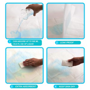Disposable Bed Sheet Pad China Manufacturer With Super Absorbency Free Sample Medical Underpad