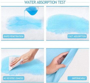 Factory wholesale price underpad with super absorbency medical linen savers free sample for nursing care bed pad