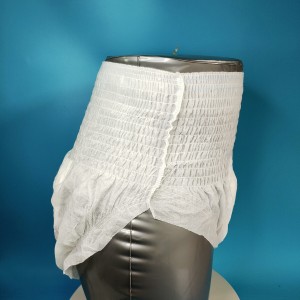 Disposable incontinence adult diaper panty with super absorbency china manufacturer free sample