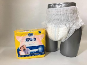 High qualitity adult diaper panty old incontinence and training pant for old women