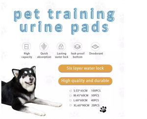 Pet Urine Pet Training Pad with super absorbency factory competitive price dog pee pad free sample