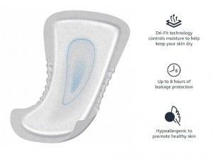 Incontinence sanitary napkin for man with dry surface disposable maxi sanitary napkins china manufacturer