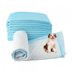 Wholesale super absorbent disposable quick drying dog urine pad dog pee 5 layer pet leak proof pads