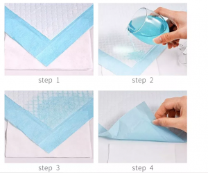 Factory competitive price underpad with super absorbency free sample medical pad for nursing care disposable bed pad