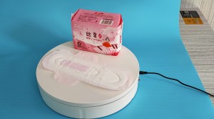 Super Absorbent 245mm Dry Surface Sanitary Pad Breathable Women Pad