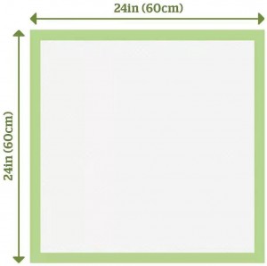 60X60cm 50g Blue Disposable Absorbent Hygiene Sheet Incontinence Bed/Under Pet Pad