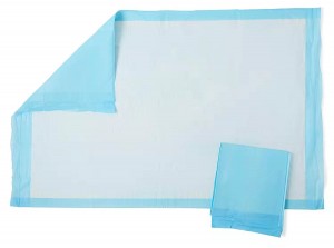 60X60cm 50g Blue Disposable Absorbent Hygiene Sheet Incontinence Bed/Under Pet Pad